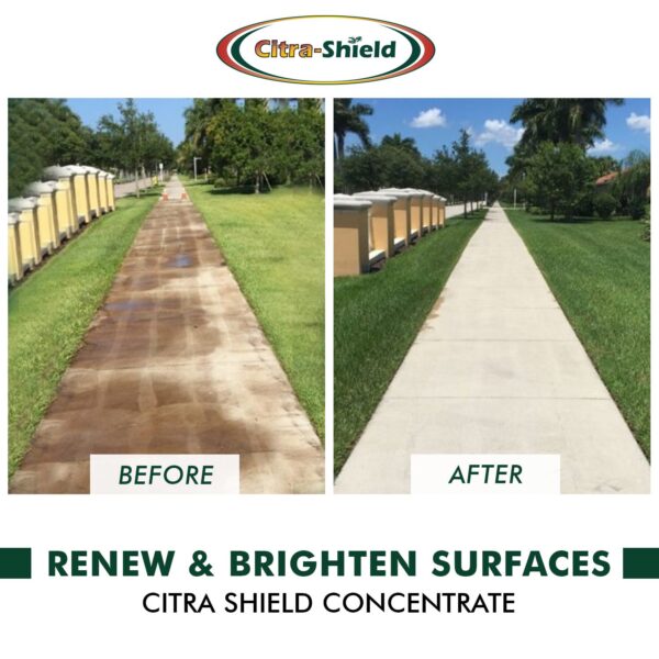 Sidewalk Before & After Citrashield